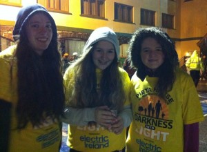 Walking in darkness: Katie O'Reilly, Elana Leane and Rosha Courtney