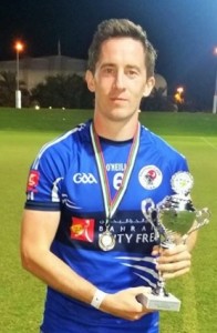 Fossa's Frank McCarthy who took to the field with the Middle East