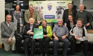 At the launch of the tournaments were, front from left, Pat Dineen,  Robert Frost, Annette Nolan, Ger McCarthy, Louise Guiney and Ger Scollard with, at back, Carmel Nolan, Cyril Nolan, Paschal Nolan and John Lucid