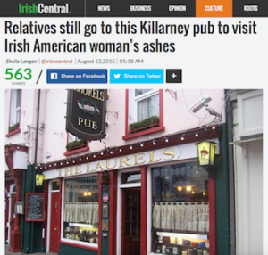 The coverage on Irish Central