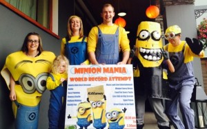 Minion mania: Lily of Killarney Sarah Dineen with Ava and Jo Harty, Chris Lynch, Rachel Griffin and Jerry Griffin