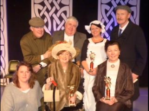 Fossa’s successful Léiriú group, back from left, Gene Moriarty, Mike Griffin, Frances Healy and Mike Sheehan, with, in front, Jackie Quirke, Eileen Lucey and Theresa Kissane 